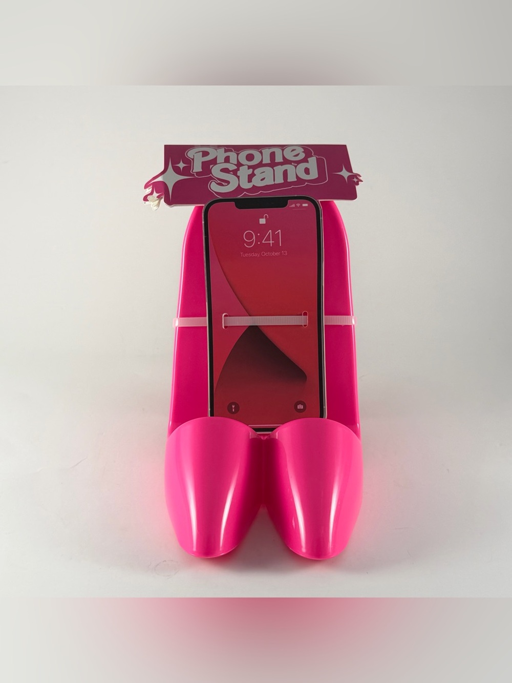 Pink High Heel Shoe Cell Phone Stand Holder Barbiecore iPhone Android NEW